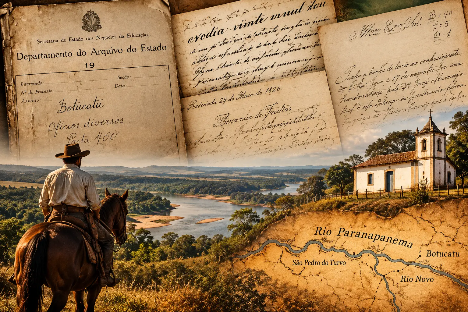 José Theodoro de Souza e o sertão do Paranapanema